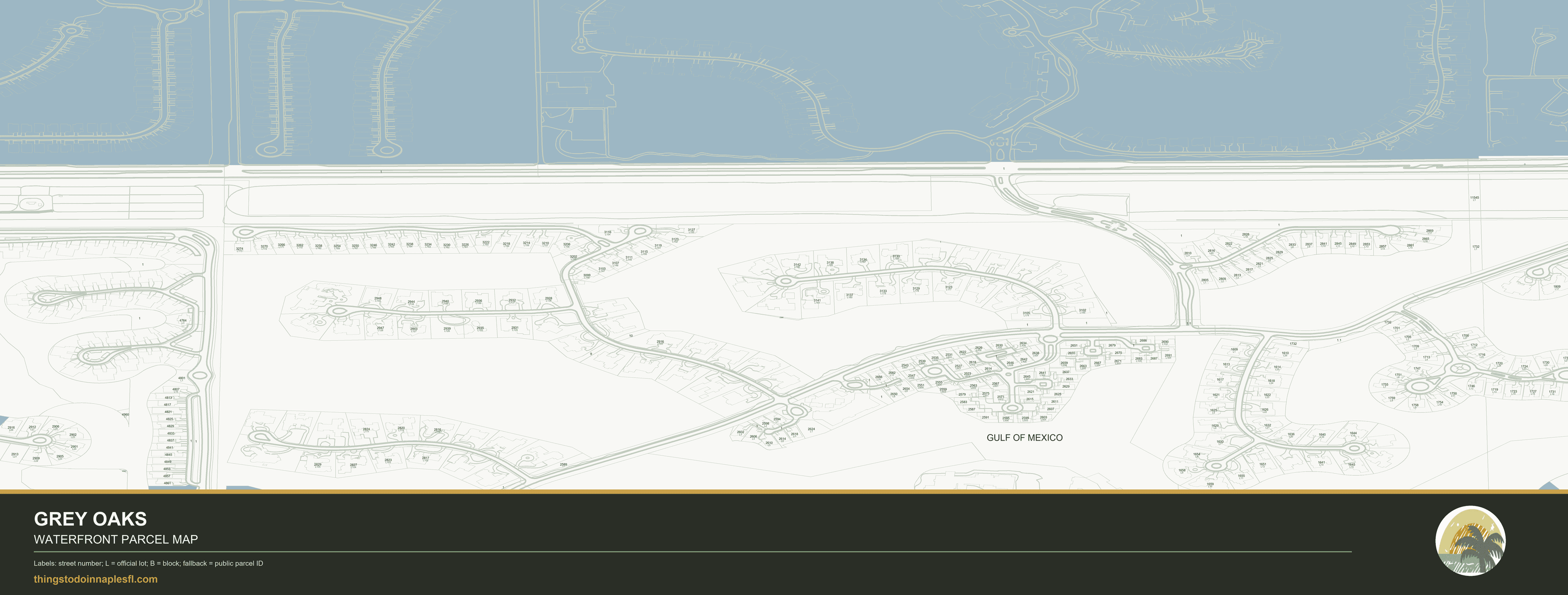 Grey Oaks community parcel map preview