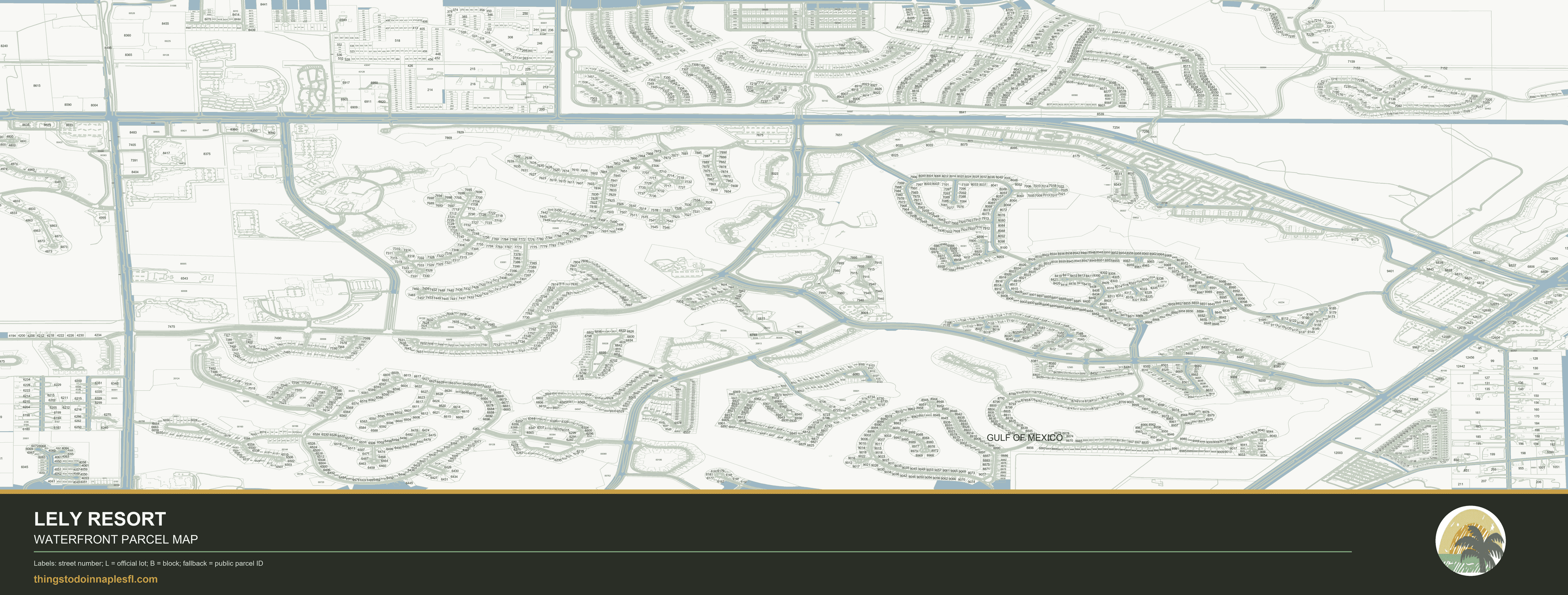 Lely Resort community parcel map preview