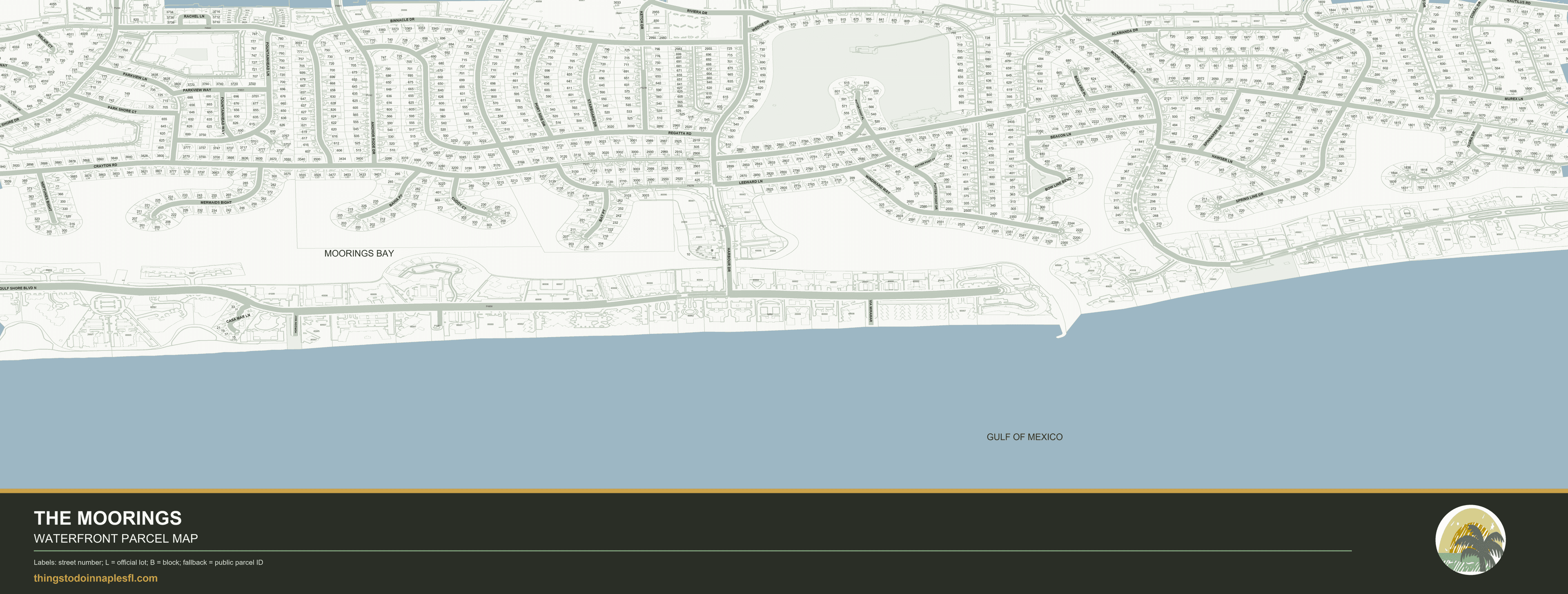 The Moorings community parcel map preview