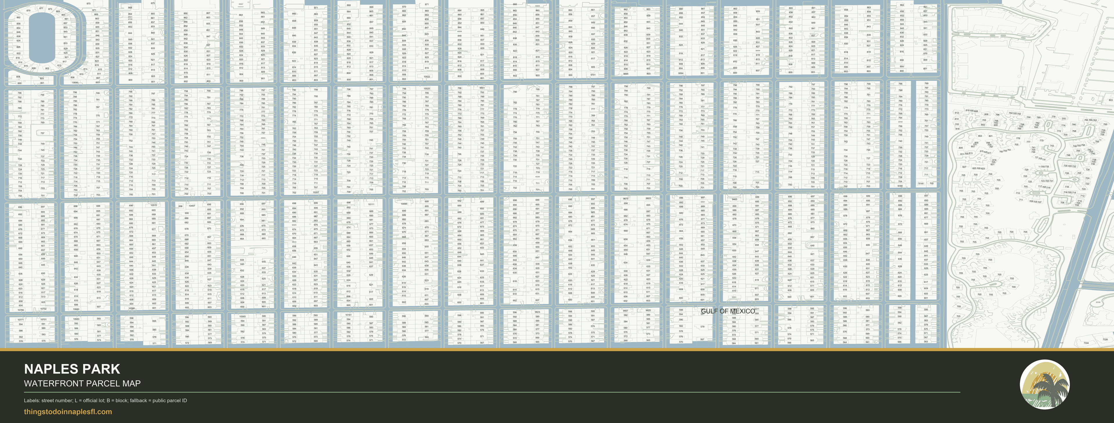 Naples Park community parcel map preview
