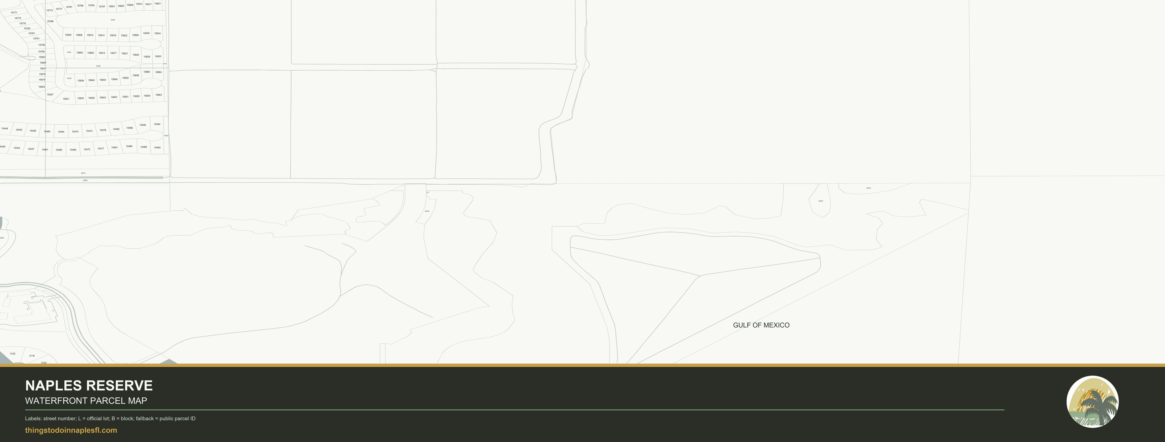 Naples Reserve community parcel map preview