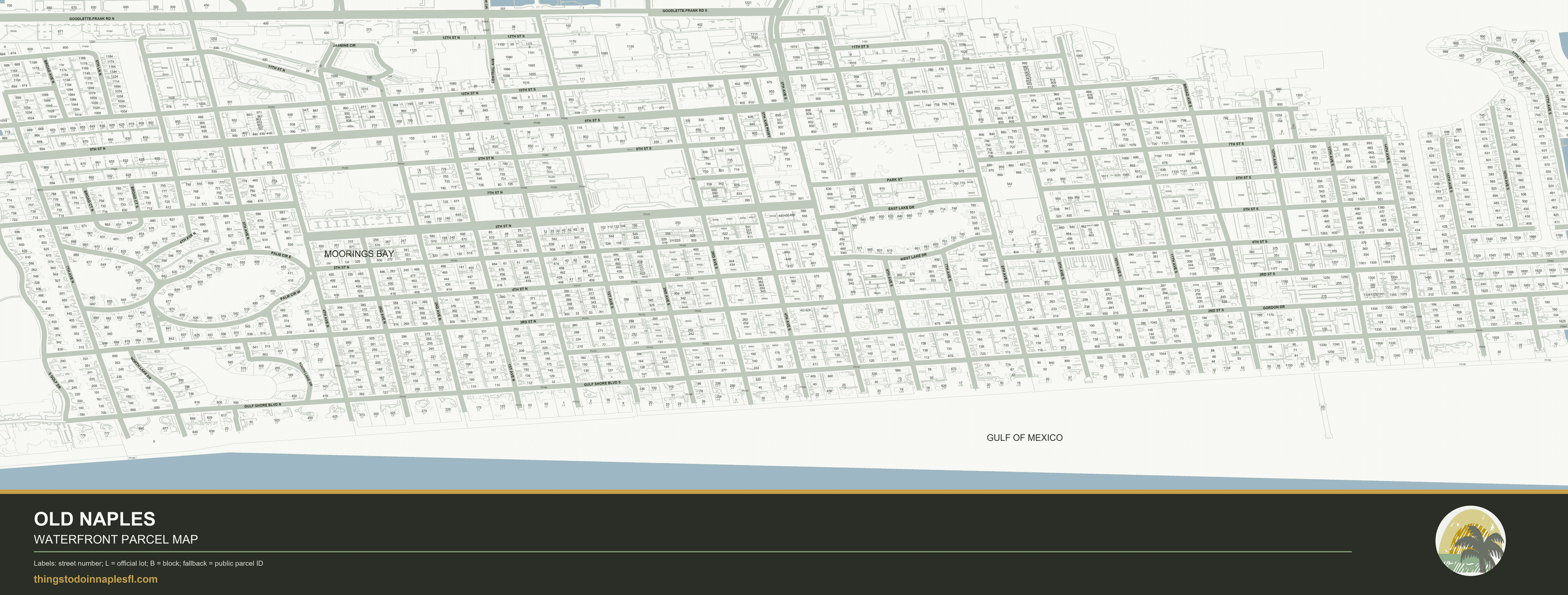 Old Naples community parcel map preview
