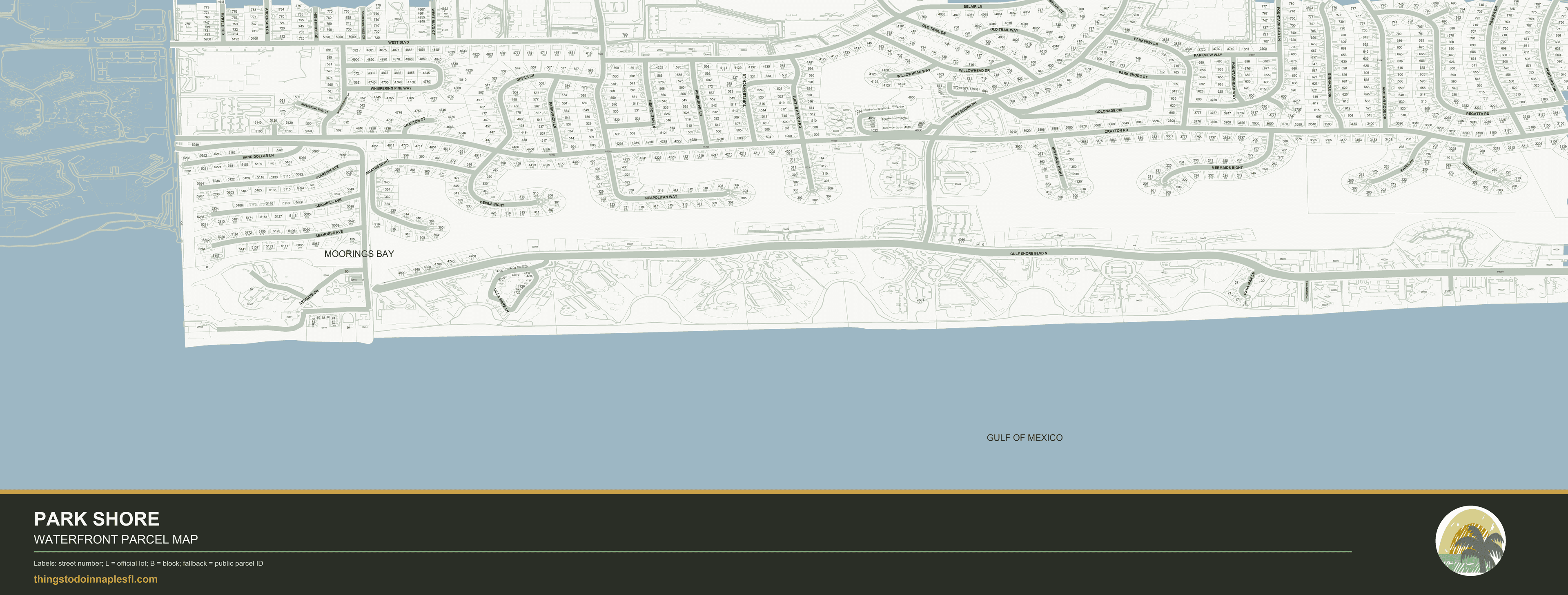 Park Shore community parcel map preview