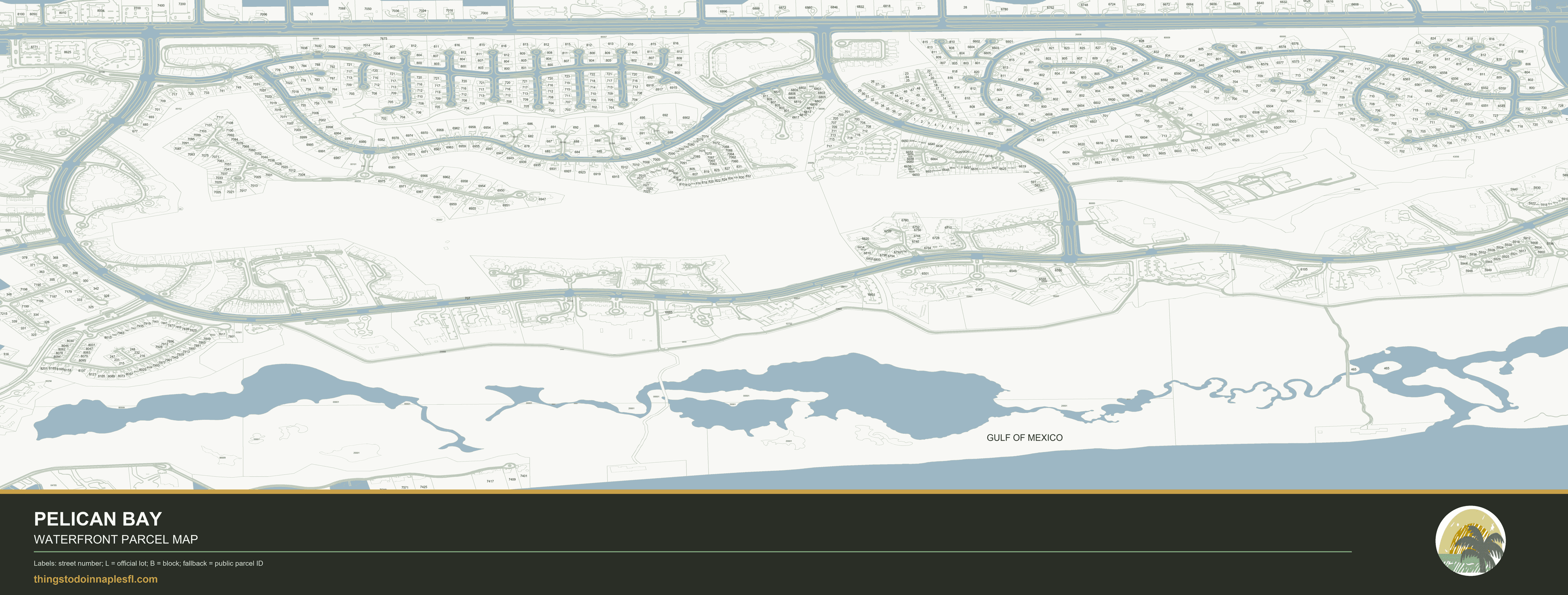 Pelican Bay community parcel map preview