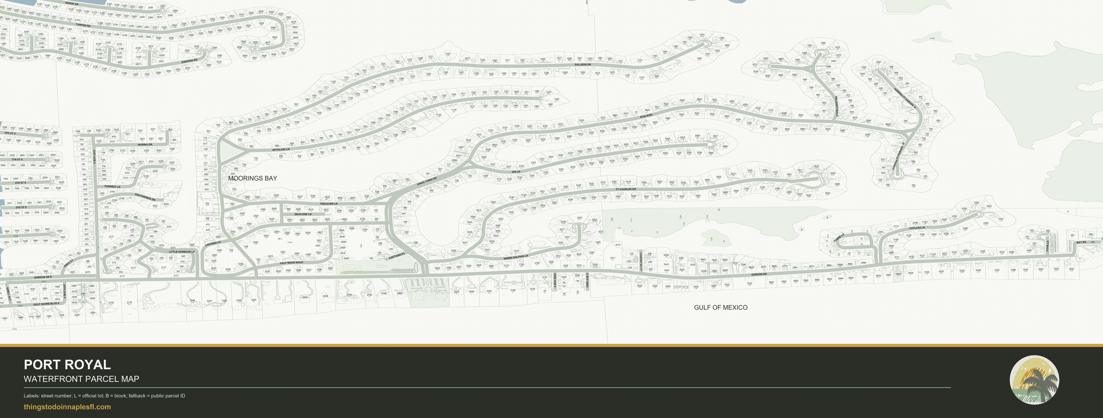 Port Royal community parcel map preview