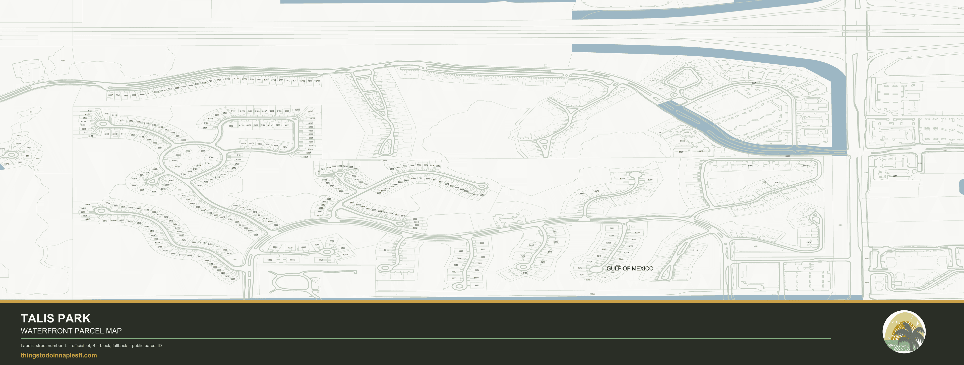 Talis Park community parcel map preview