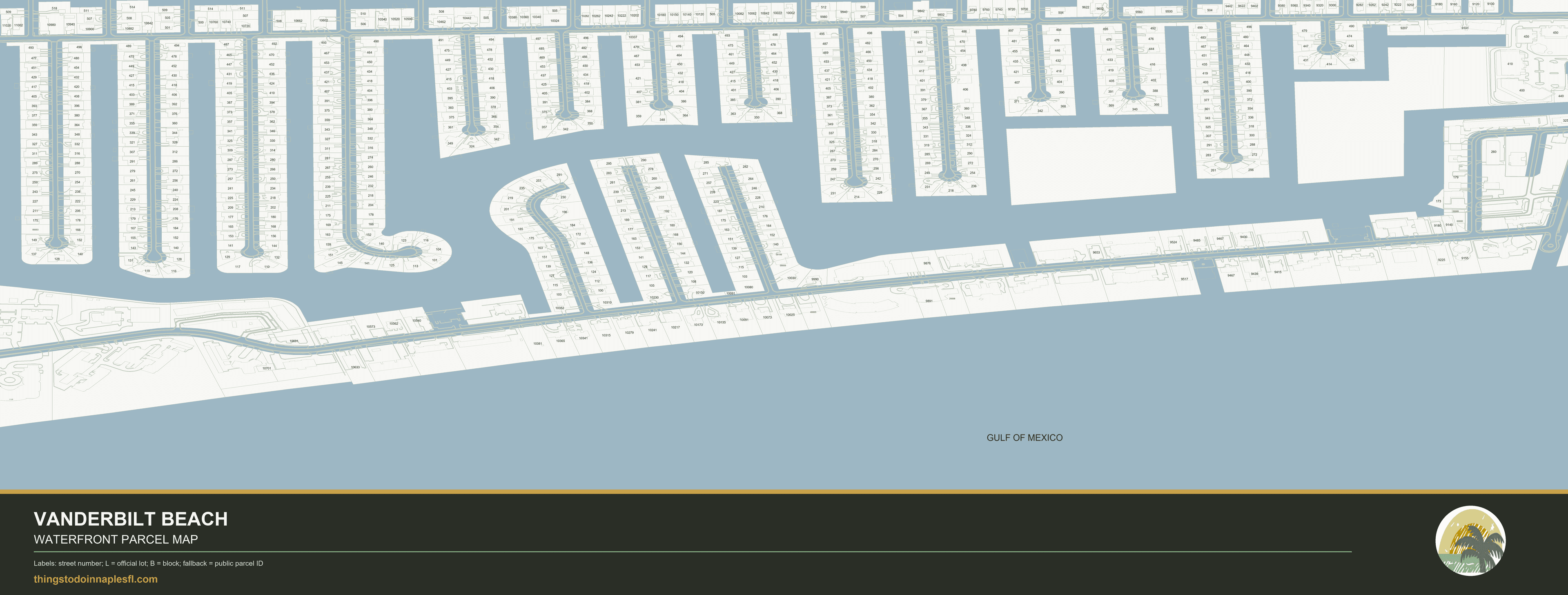 Vanderbilt Beach community parcel map preview