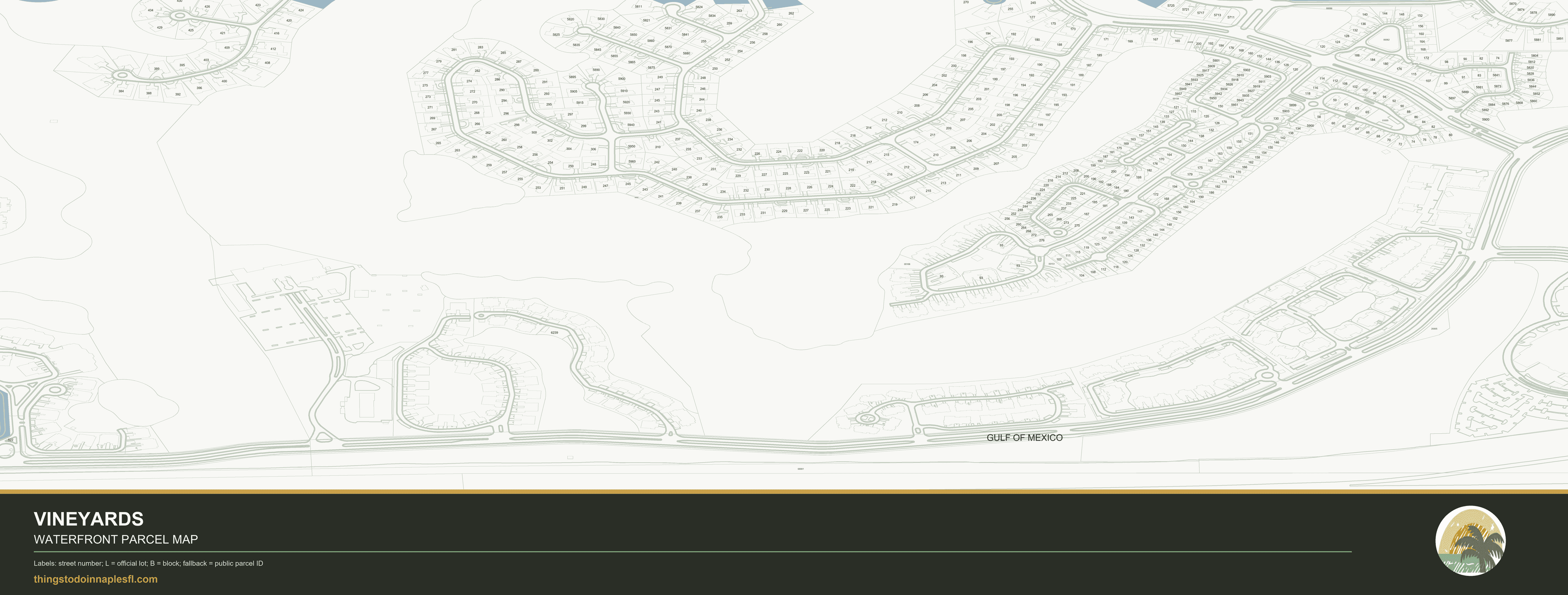 Vineyards community parcel map preview