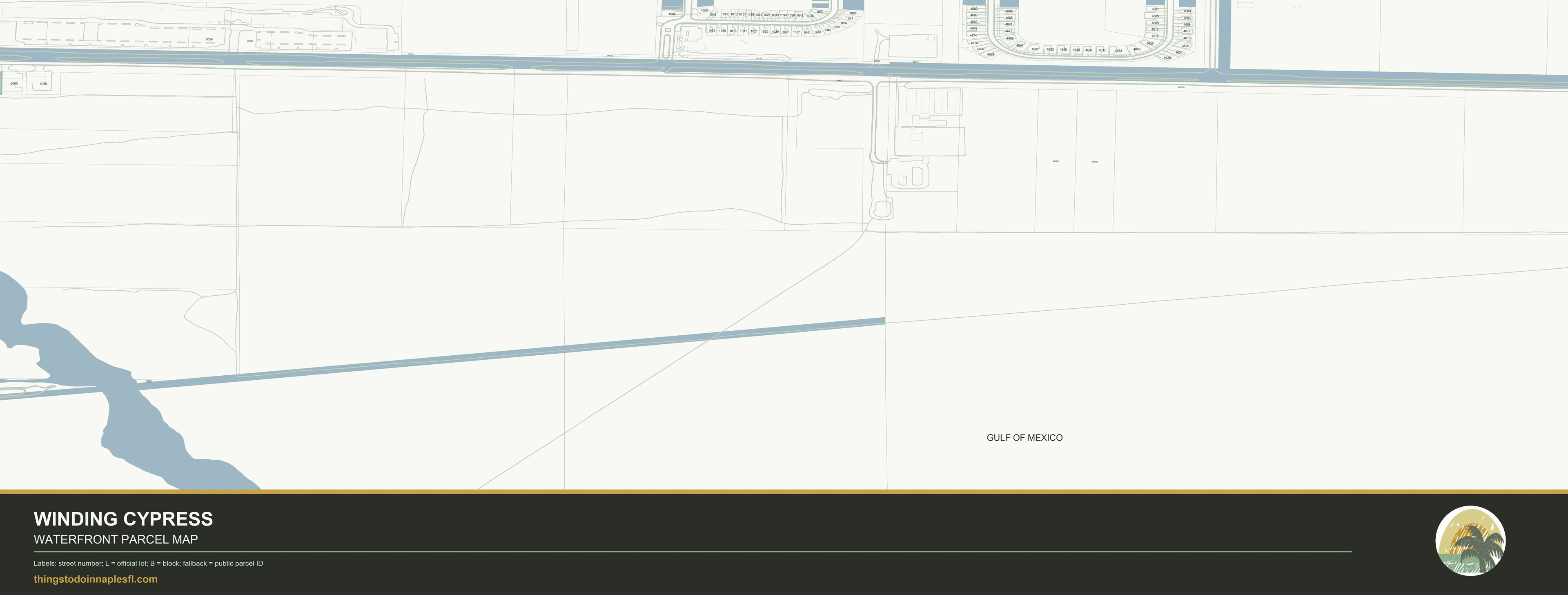 Winding Cypress community parcel map preview