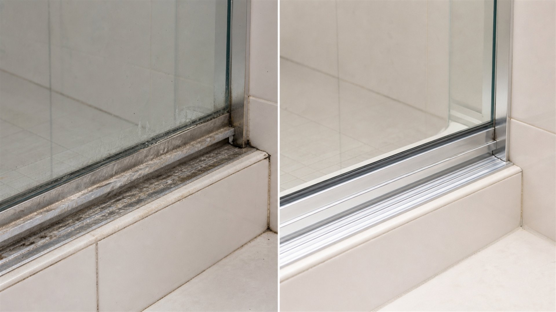 Shower Door Track Cleaning image