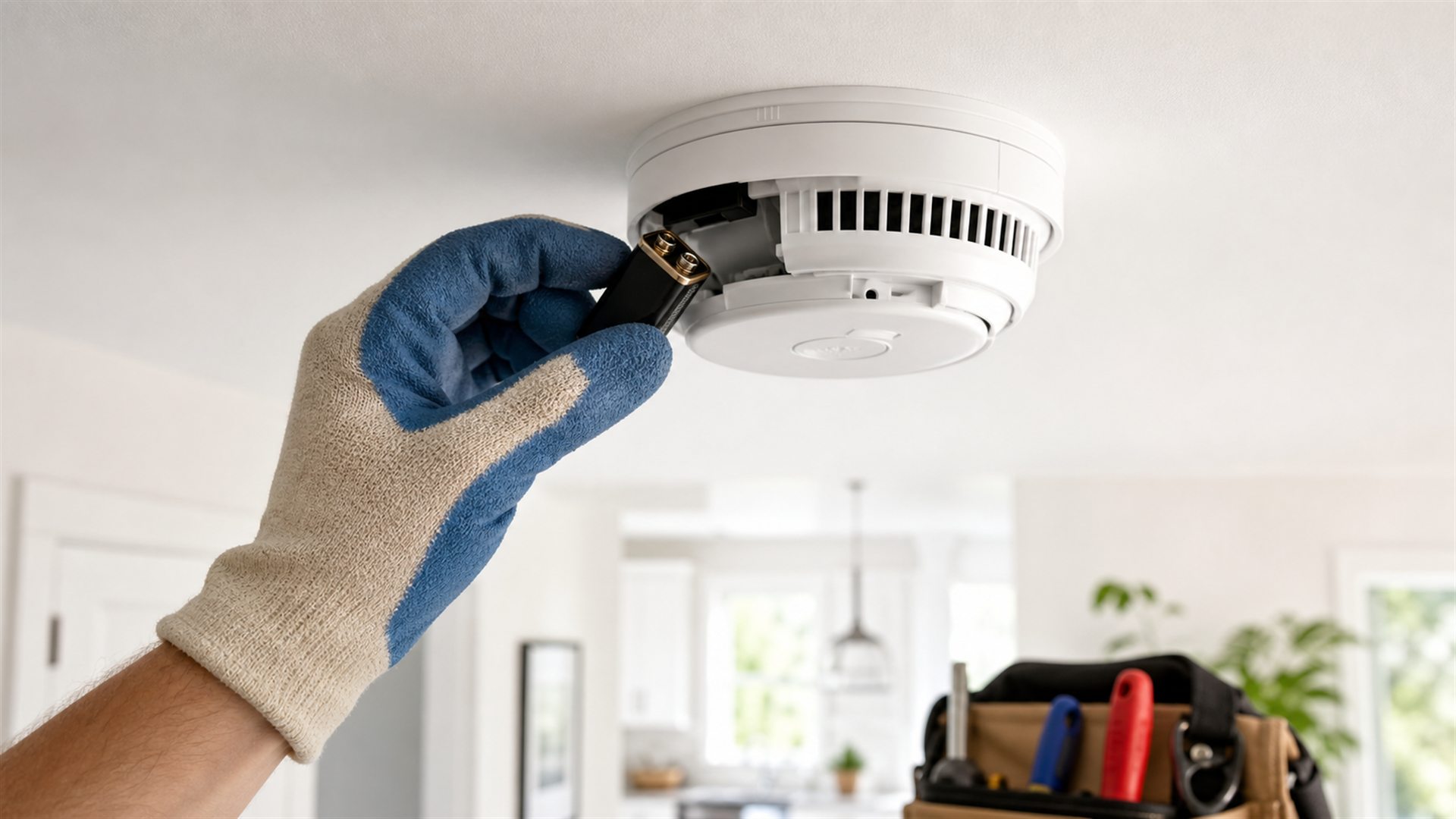 Smoke Detector Battery Replacement image